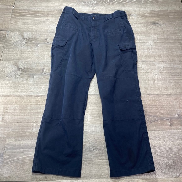 5.11 Tactical Other - 5.11 Tactical Mens Navy Blue Cargo Pants Size 36x34 Work Utility Outdoor